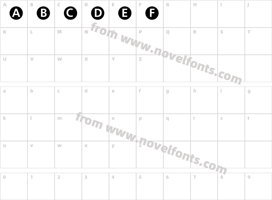 EightBallCharacter Map