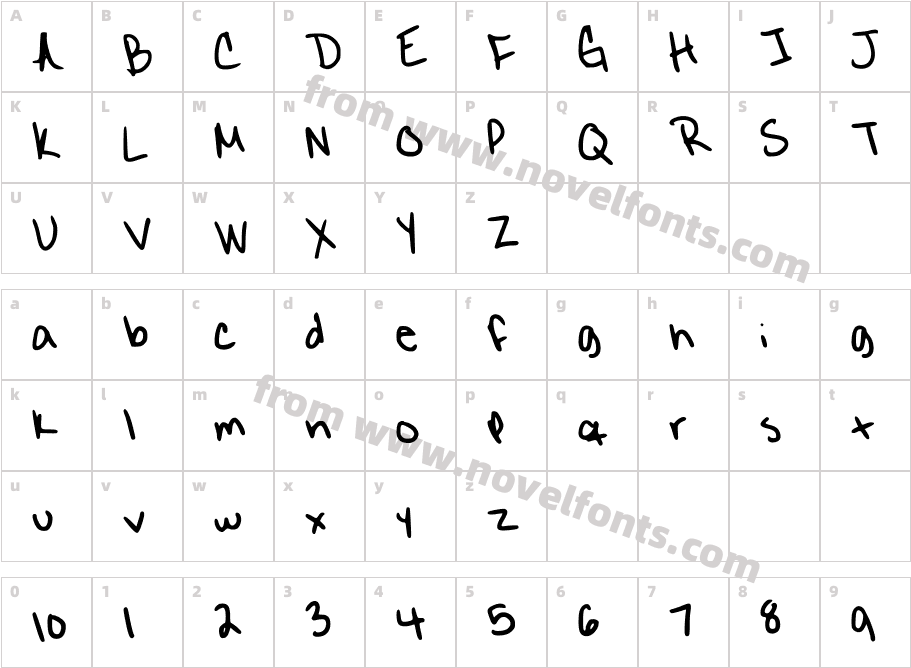 EighteenCharacter Map