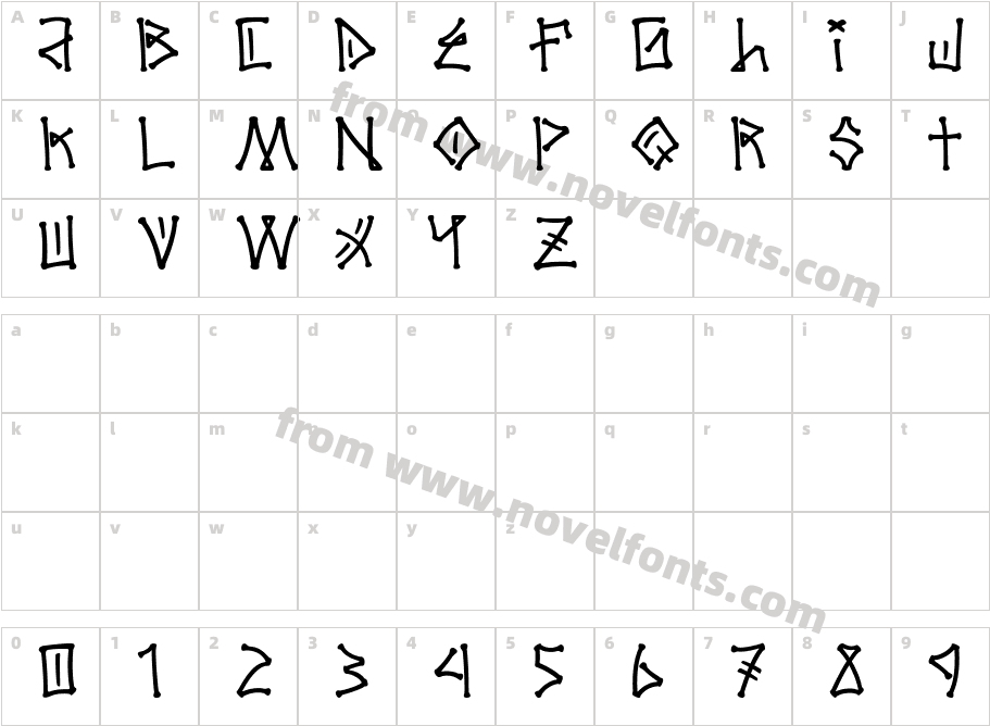 El BarrioCharacter Map