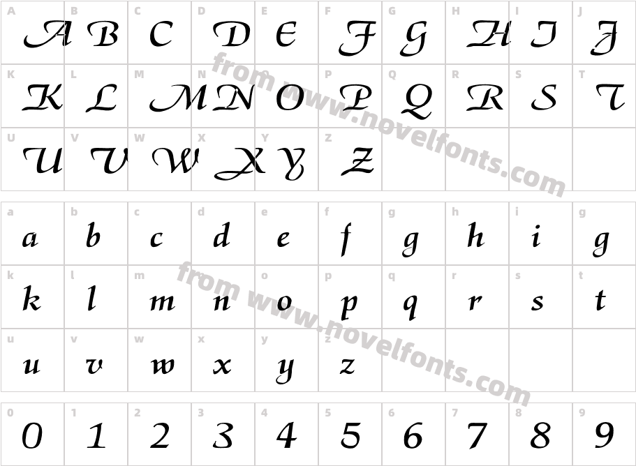 ElGar WdCharacter Map