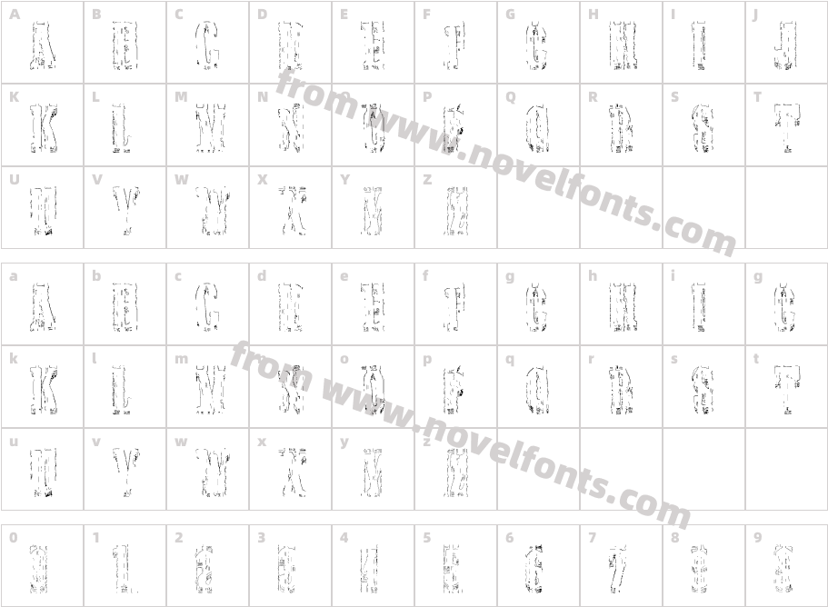 Elbow-SaulWeintraubCharacter Map