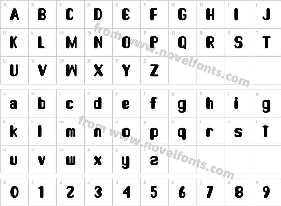 Christhine - Personal UseCharacter Map