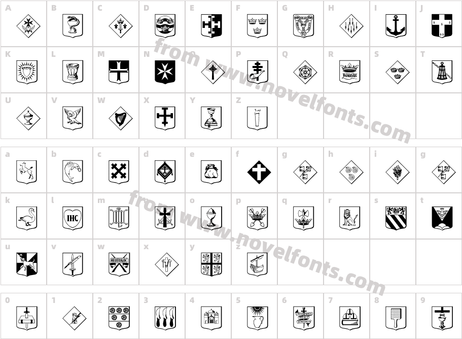 Christian Icons C SaintsAtoJCharacter Map