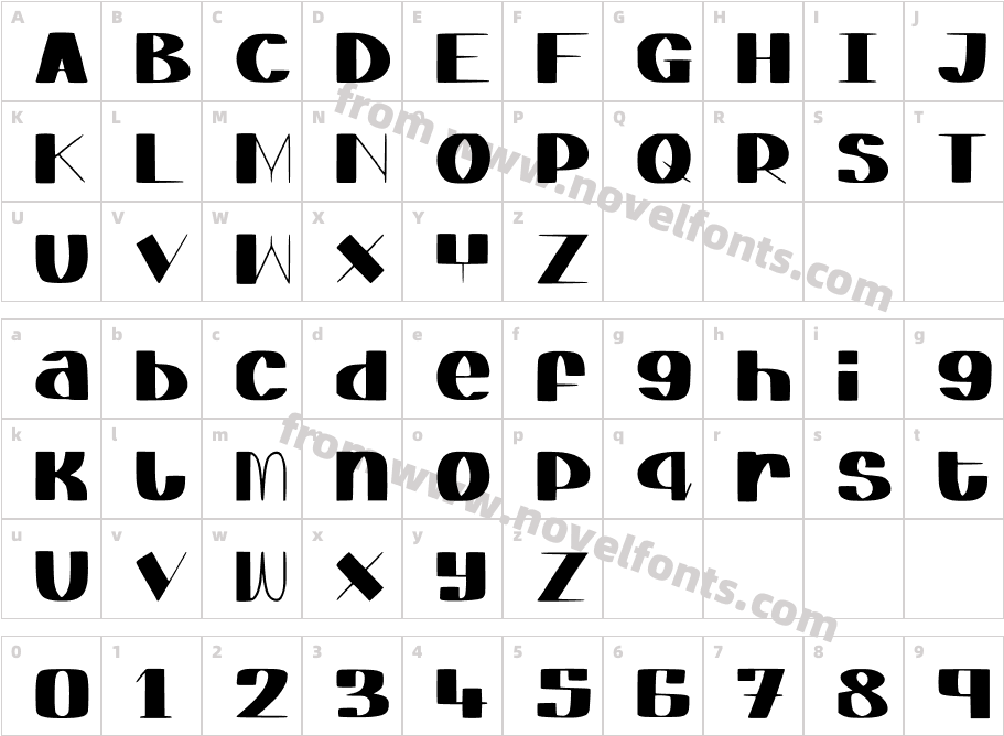 ElegantAgegeCharacter Map