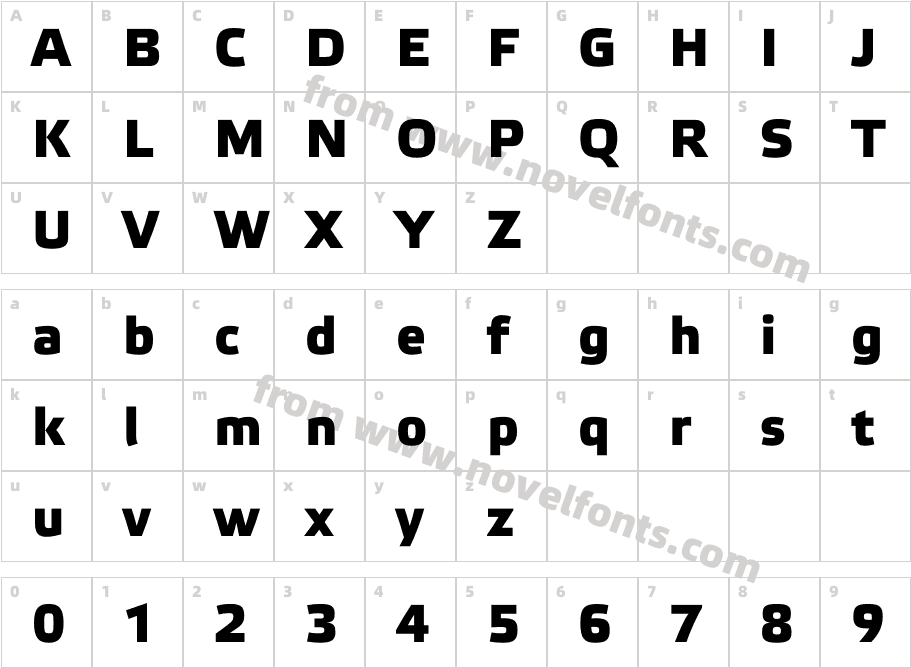 Elektra Medium Pro BoldCharacter Map