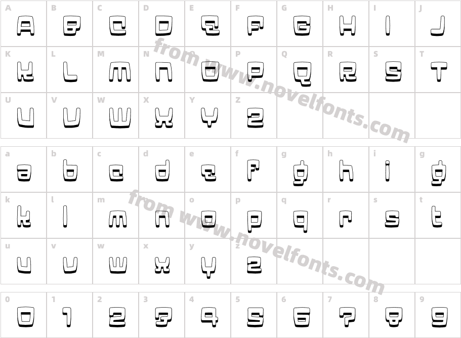 Elektron-ShadedCharacter Map