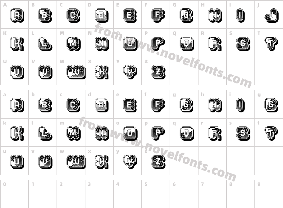 Elements RegularCharacter Map