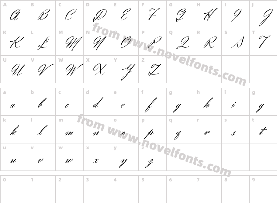 ElienseeCharacter Map