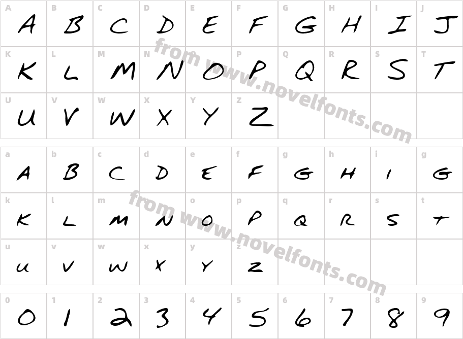 EliottsHand-PlainCharacter Map