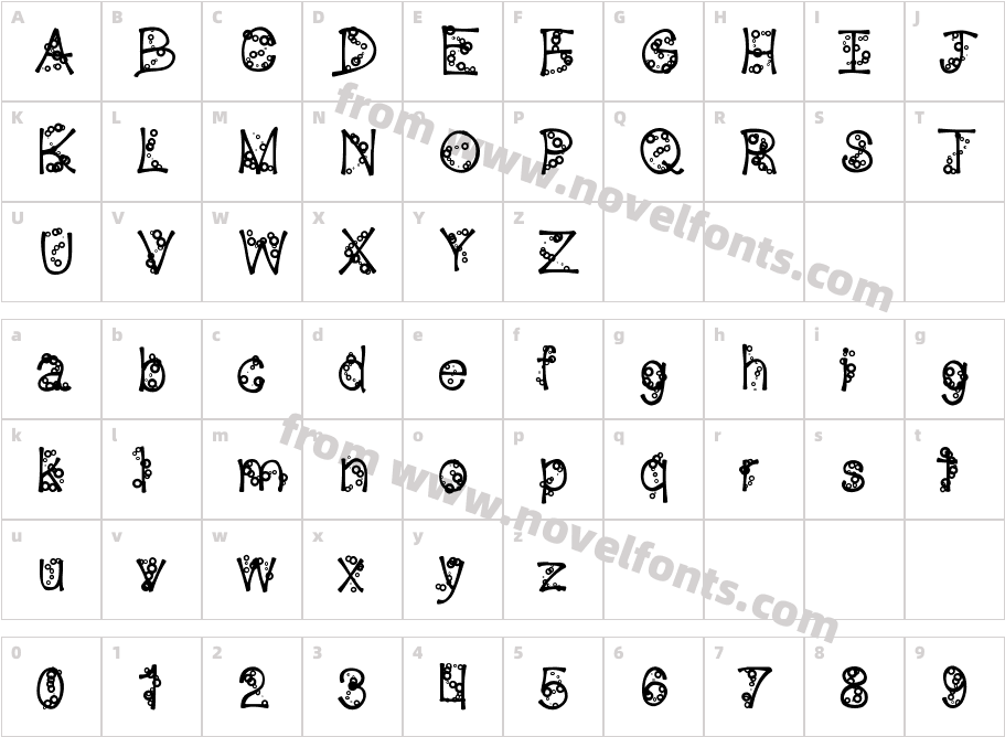 ElixirTypographiqueCharacter Map