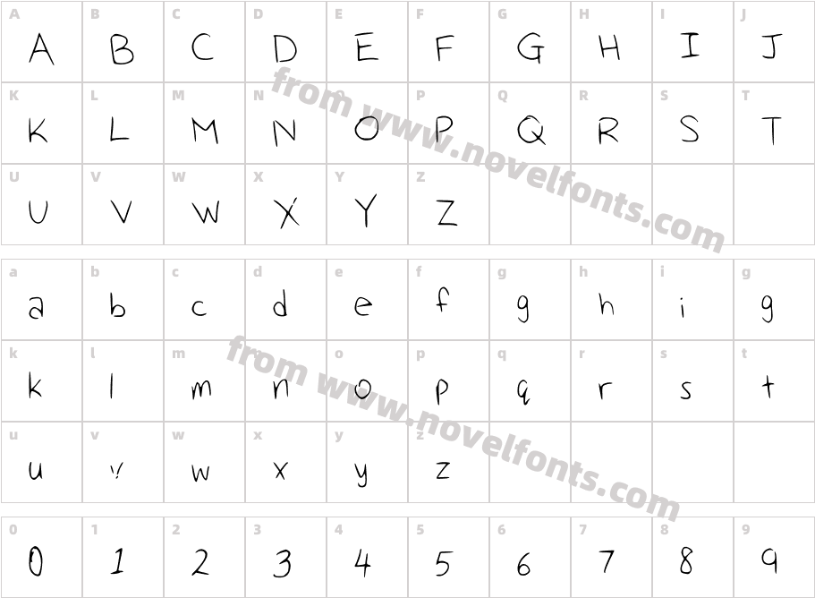 EllennnCharacter Map