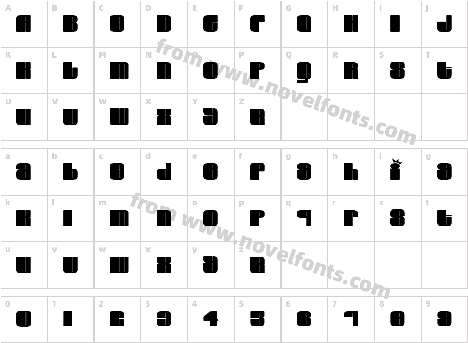 ElvisCharacter Map