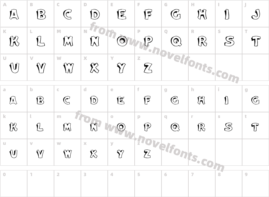 ElwoodCharacter Map