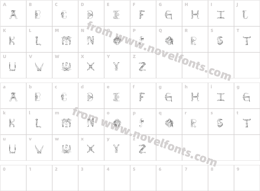 EmpressCharacter Map