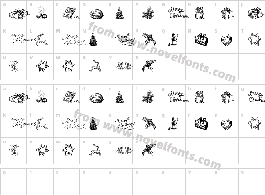 Christmas Nativity TFBCharacter Map