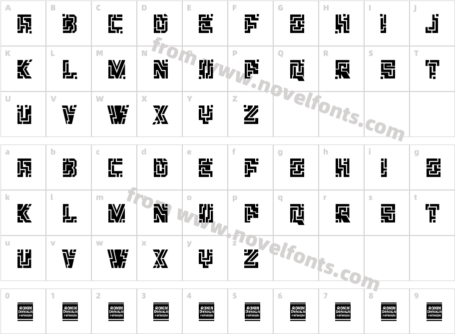 EncryptoRegularCharacter Map