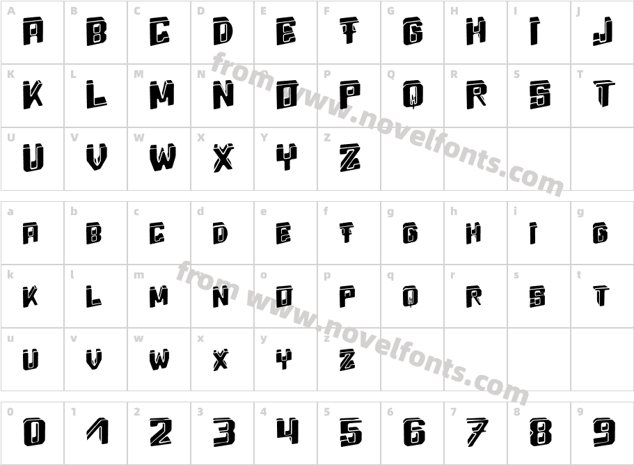 EnergydimensionCharacter Map