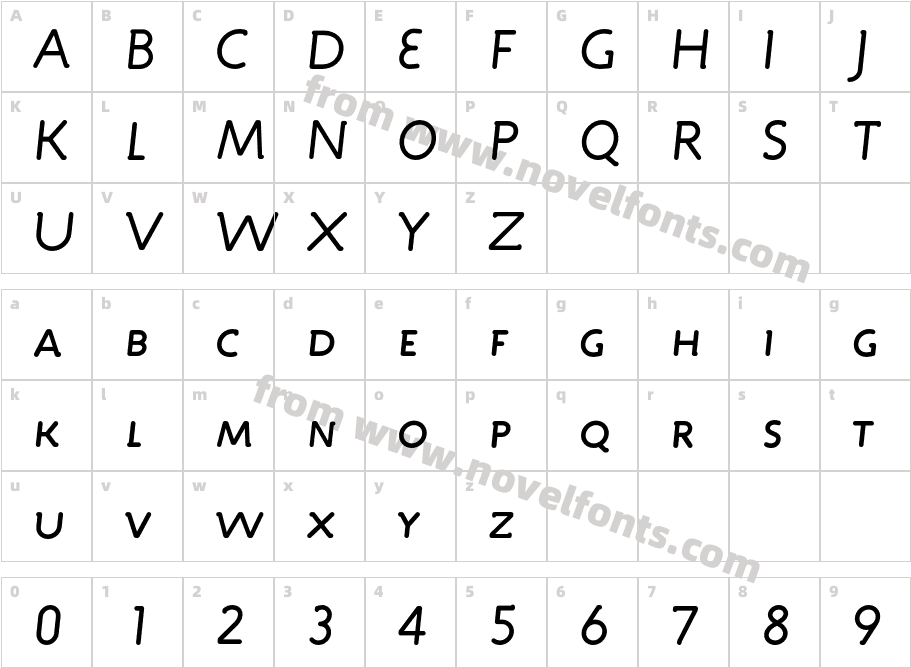 Engine-CapsItalicLFCharacter Map