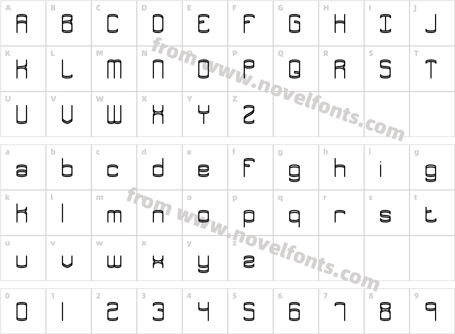 Enthuse BRKCharacter Map