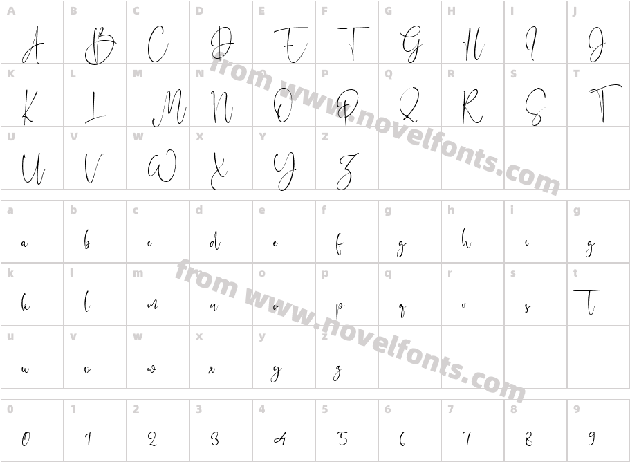 Christmas SundayCharacter Map