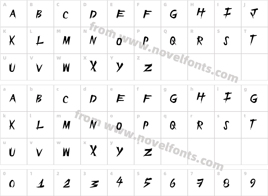 EpicSlashCharacter Map