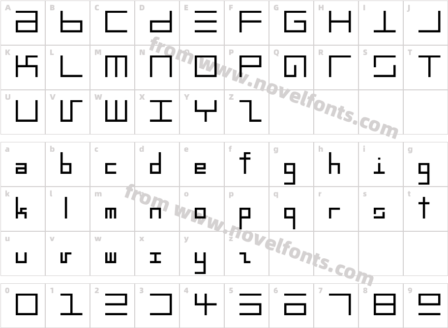 Epps TextCharacter Map