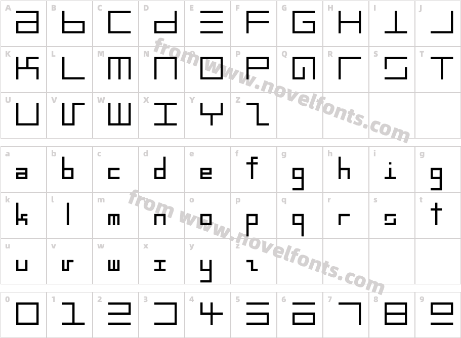 EppsTextCharacter Map