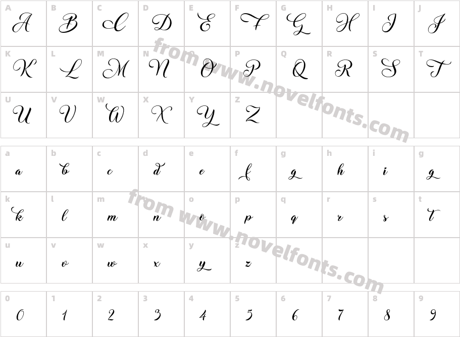 Christmas Wish Calligraphy CalligraphyCharacter Map