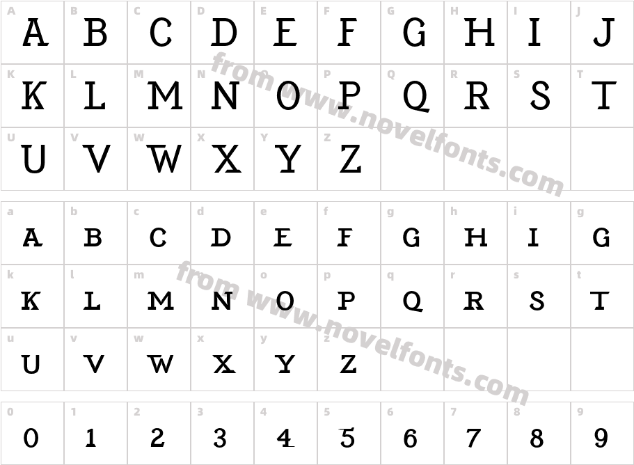 EquipoizeSerif-SmallcapsCharacter Map