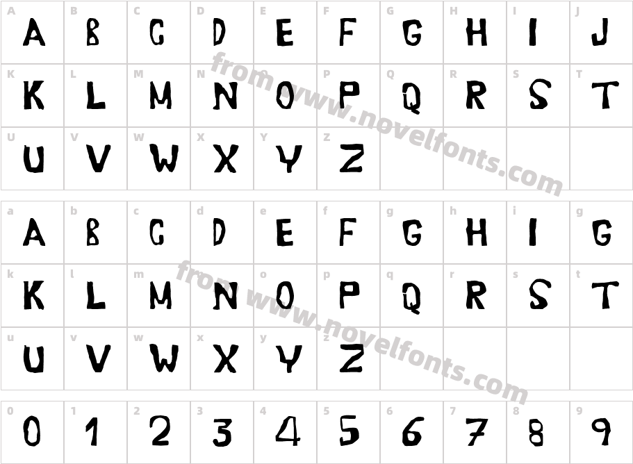 ErasaurCharacter Map