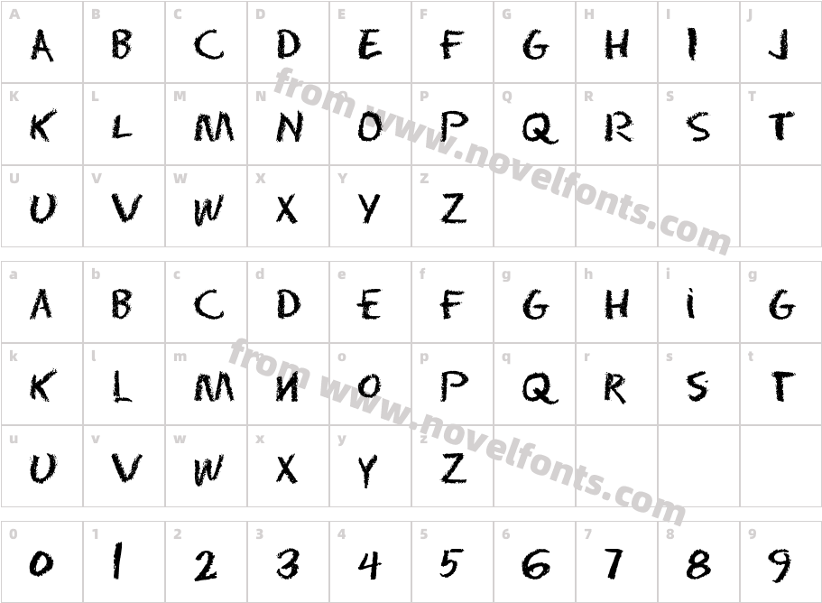 Eraser DustCharacter Map