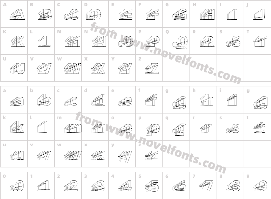 Erectlorite ReftCharacter Map