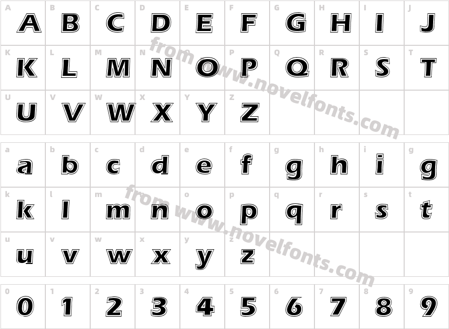 ErieContourPlainCharacter Map