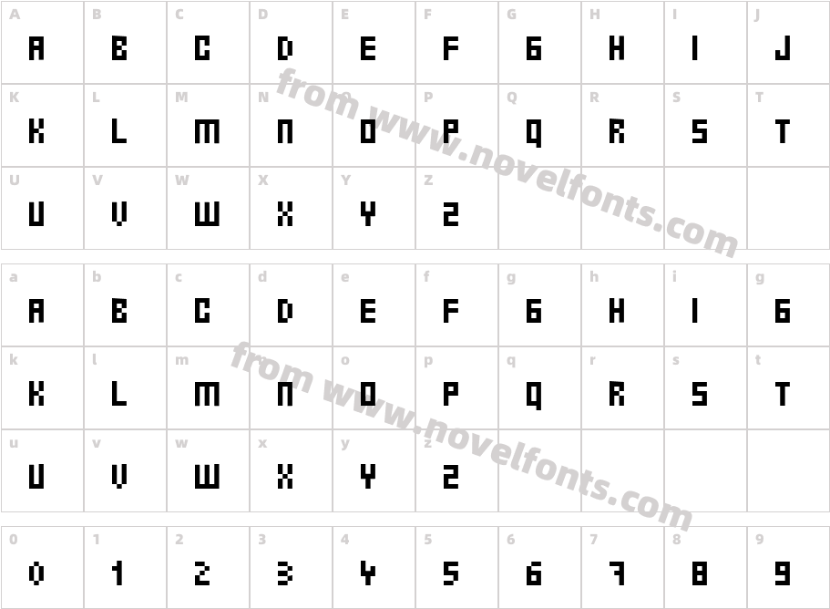 ErnestCharacter Map