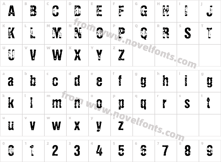 EroxionBT-RomanCharacter Map