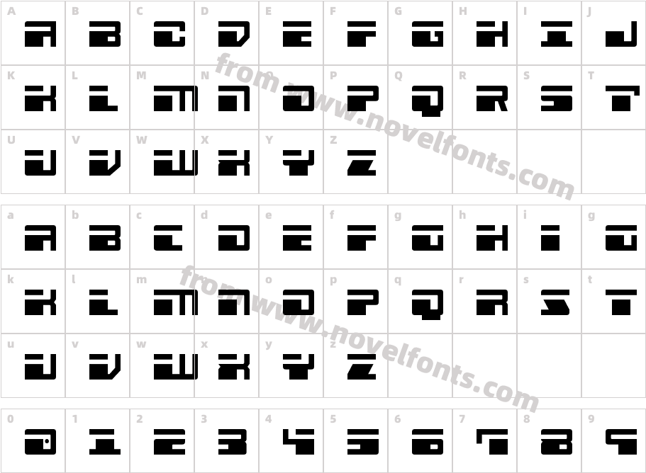 Escape VelocityCharacter Map