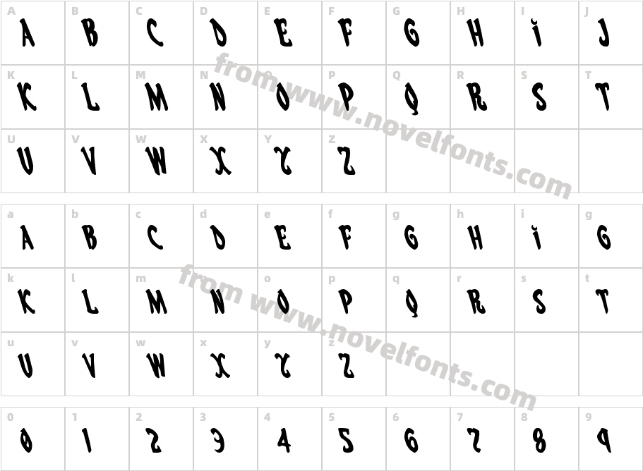 Eskindar LeftalicCharacter Map