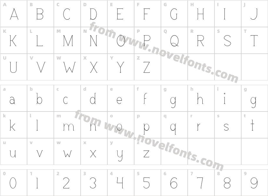 EspacioCharacter Map