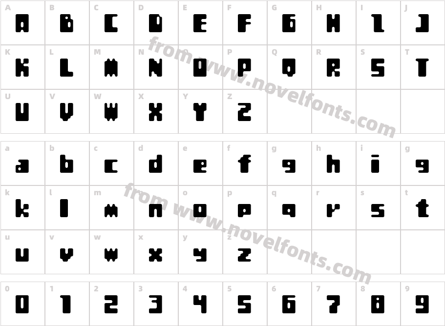 Et BoogieBlocks RoundCharacter Map