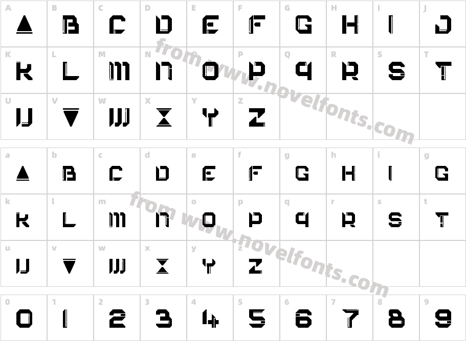 EurocorpCharacter Map