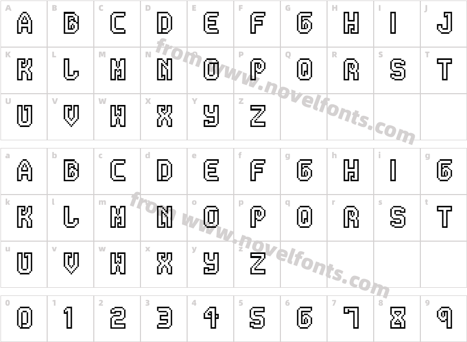 EverythingCharacter Map