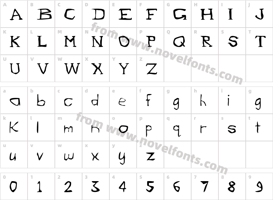 Evil BunnyCharacter Map