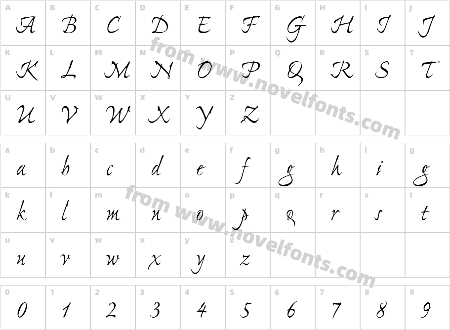 ExPontoCharacter Map