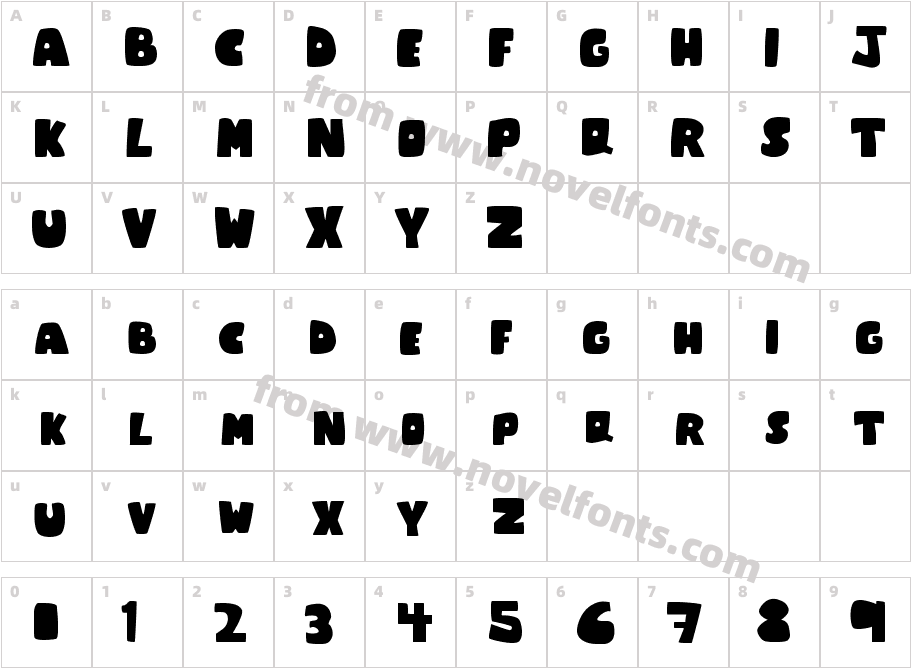 Chum-chumCharacter Map