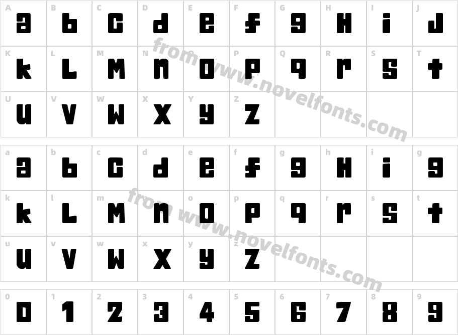 ChumCharacter Map