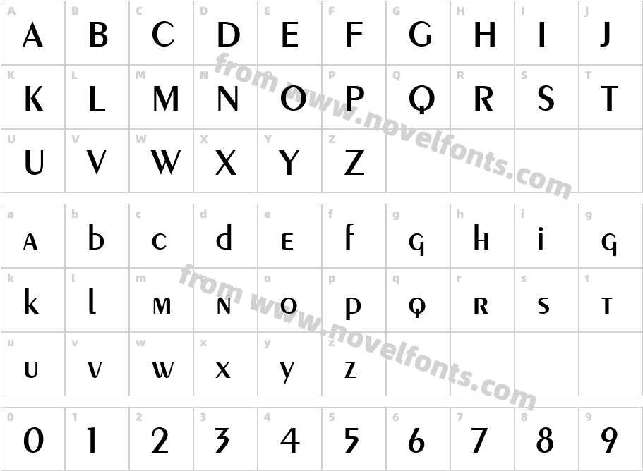 Exotc350 DmBd BT Demi-BoldCharacter Map