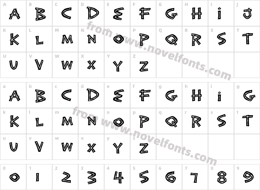 Exotic Island BTN Bamboo InlineCharacter Map