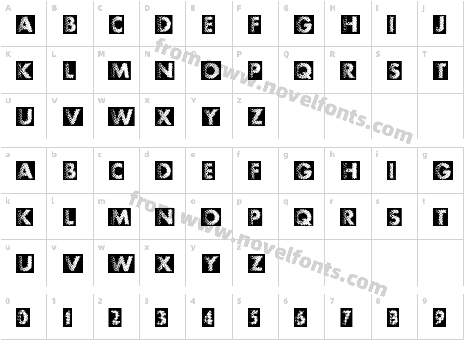 ExperimentoCharacter Map