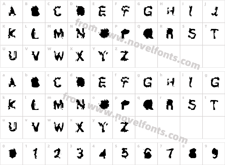 ExposureCharacter Map