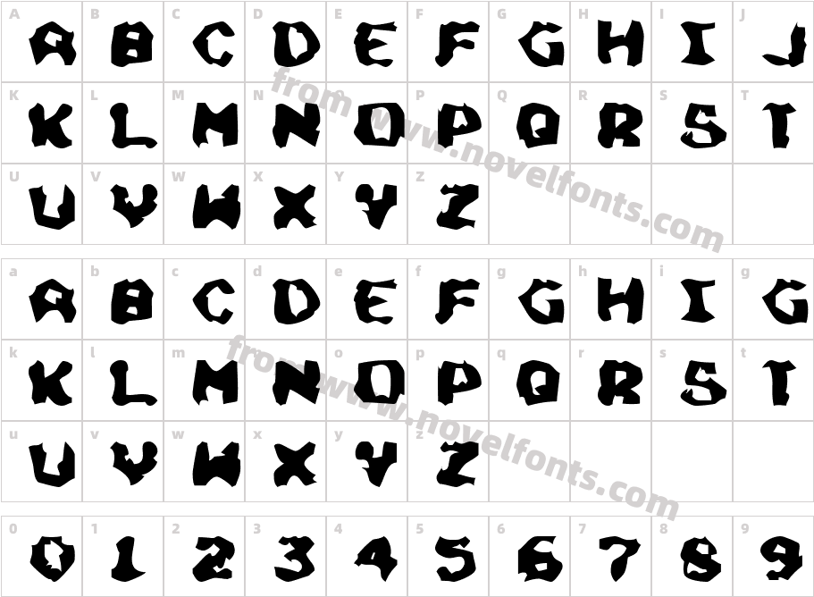 Chunky SoupCharacter Map